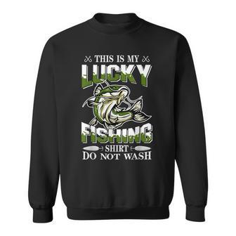Lucky Fishing For Kids Do Not Wash Christmas Fisherman Sweatshirt - Seseable