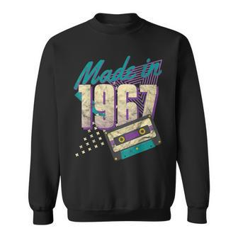Made In 1967 Vintage Cassette 54Th Birthday Gift 54 Year Old Sweatshirt - Seseable