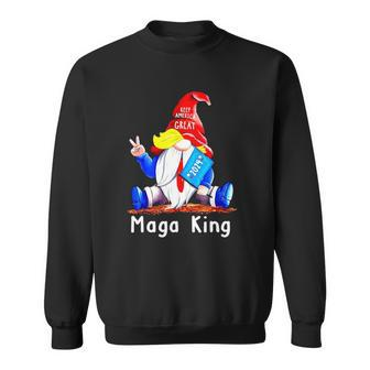 Maga King Ultra Maga Proud Keep America Great 2024 Gnome Sweatshirt | Mazezy