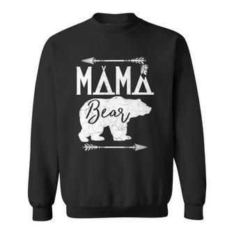 Mama Bear Mothers Day Gift For Wife Mommy Matching Funny Sweatshirt | Mazezy