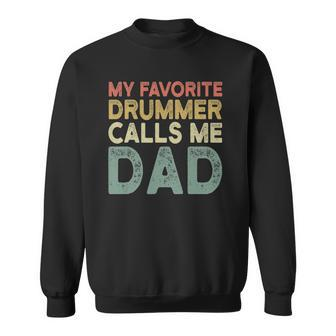 Marching Band Retro Drumline Dad Funny Gift For Daddy Sweatshirt - Thegiftio