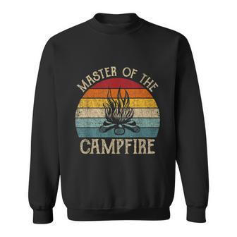 Master Of The Campfire Camping Retro Camper Sweatshirt - Monsterry DE