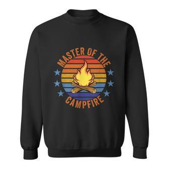 Master Of The Campfire Camping Vintage Camper Summer Retro Sweatshirt - Monsterry AU