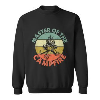 Master Of The Campfire Dad Camping Camping Dad Sweatshirt - Monsterry AU