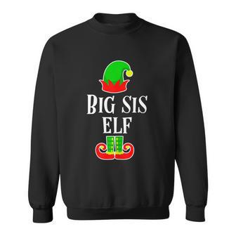 Matching Christmas S For Family Big Sister Elf Sweatshirt - Monsterry