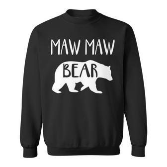 Maw Maw Grandma Gift Maw Maw Bear Sweatshirt - Seseable