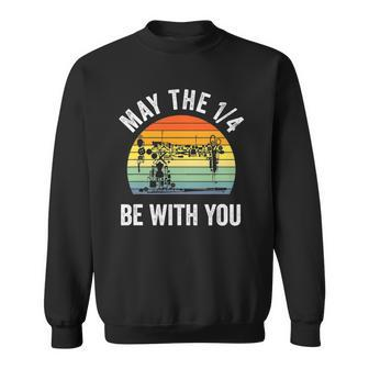 May The 14 Be With You Sewing Machine Quilting Vintage Sweatshirt | Mazezy
