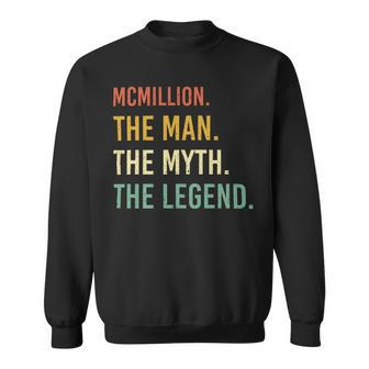 Mcmillion Name Shirt Mcmillion Family Name V3 Sweatshirt - Monsterry DE