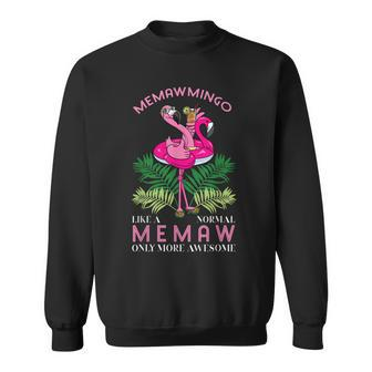 Memawmingo Grandmother Flamingo Lover Gramma Grandma Granny Sweatshirt - Thegiftio UK