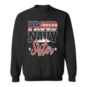 Memorial Day Veterans Day Proud Family Navy Sister Sweatshirt | Mazezy
