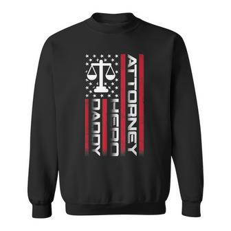 Mens 4Th Of July Us Flag Attorney Dad Fathers Day Gift Sweatshirt - Seseable