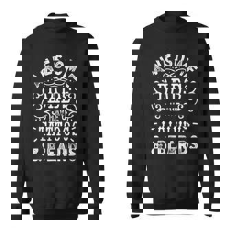 Mens Awesome Dads Have Tattoos And Beards Funny Fathers Day V2 Sweatshirt - Thegiftio
