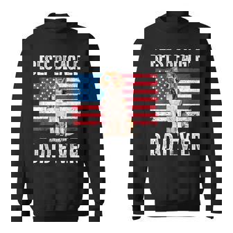 Mens Beagle Dad American Flag Dog Lover Owner Fathers Day Funny Sweatshirt - Thegiftio