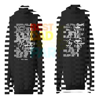 Mens Best Dad By Par Funny Disc Golf Fathers Day Daddy Sweatshirt - Thegiftio UK