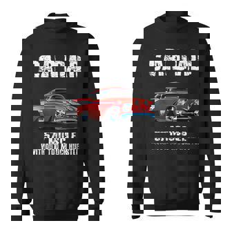 Mens Car Dad Hot Rod 1957 Muscle Car Classic Mechanic Garage Men Sweatshirt - Thegiftio