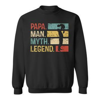 Mens Dad Man Myth Legend Christmas Father Birthday Gifts Sweatshirt - Seseable