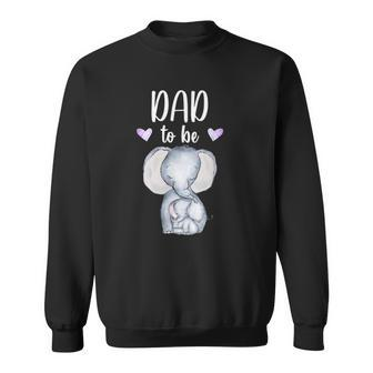 Mens Dad To Be Elephant Baby Shower Future Dad Sweatshirt - Thegiftio UK