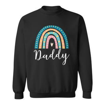 Mens Daddy Rainbow Gifts For Men Dad Family Matching Birthday Sweatshirt - Thegiftio UK