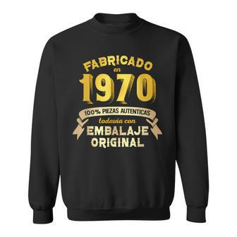 Mens Funny 51 Year Old Vintage In Spanish Fabricado En 1970 51St Sweatshirt - Thegiftio UK