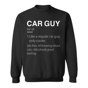 Mens Funny Car Guy Definition Parts Mechanic Turbo Racing Dad Men Sweatshirt - Thegiftio UK