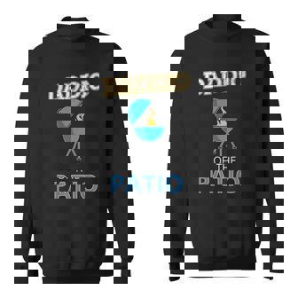 Mens Funny Daddio Of The Patio Fathers Day Bbq Grill Dad V2 Sweatshirt - Thegiftio UK