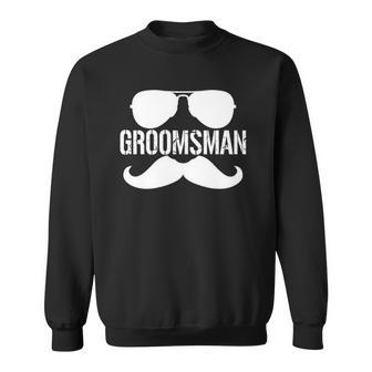 Mens Groomsman Bachelor Party Wedding Men Funny Matching Group Sweatshirt | Mazezy