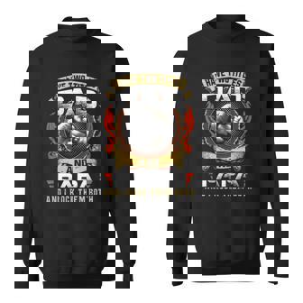 Mens I Have Two Titles Dad And Papa Funny Papa Fathers Day Gift Sweatshirt | Mazezy