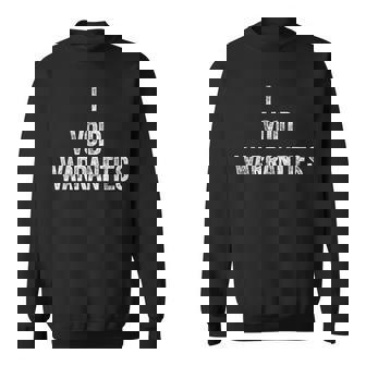 Mens I Void Warranties Funny Car Mechanic Dad Engineer Garage Sweatshirt - Thegiftio