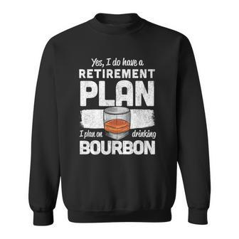 Mens Kentucky Bourbon Whiskey Retirement Gift Malt Whisky Retiree Sweatshirt