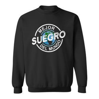 Mens Mejor Suegro Del Mundo Spanish Father In Law Fathers Day Sweatshirt | Mazezy UK
