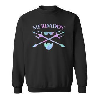 Mens Merdaddy Security Merman Merdad Daddy Costume Fathers Day Sweatshirt | Mazezy DE