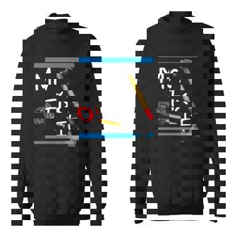 Mens Mr Fix It - Fixer Upper Tools Sweatshirt | Mazezy
