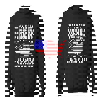 Mens My Favorite Future Nurse Calls Me Dad Usa Flag Fathers Day Sweatshirt | Mazezy