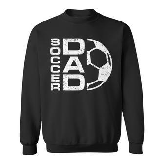 Mens Soccer Dad Coach Fathers Day Proud Dad Teacher Sweatshirt - Thegiftio UK