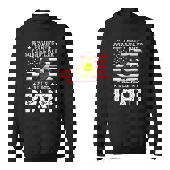 Mens Softball Papi My Favorite Softball Player Calls Me Papi Sweatshirt | Mazezy