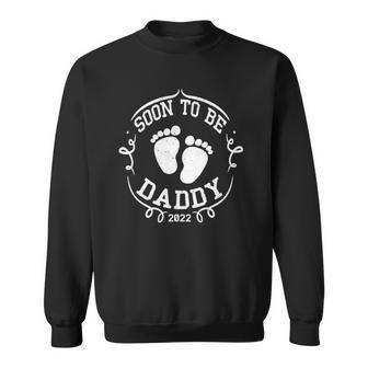 Mens Soon To Be Daddy 2022 Fathers Day First Time Dad Pregnancy Sweatshirt | Mazezy