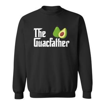 Mens The Guacfather Dad Daddy Avocado Guac Guacamole Sweatshirt | Mazezy