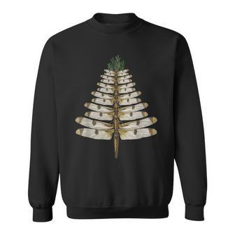 Merry Christmas Insect Lover Xmas Dragonfly Christmas Tree V8 Sweatshirt - Thegiftio UK