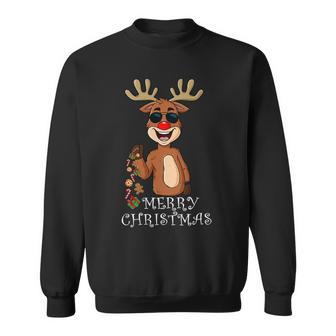 Merry Christmas Reindeer Funny Family 884 Shirt Sweatshirt | Favorety