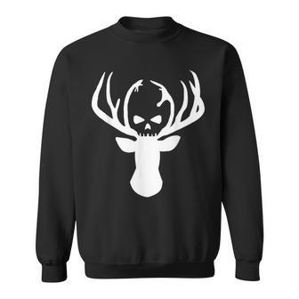 Michigan Deer Skull Hunting Bow Outdoors Hunt North Sweatshirt - Thegiftio UK