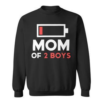 Mom Of 2 Boys Shirt From Son Mothers Day Birthday Women Active 154 Trending Shirt Sweatshirt | Favorety