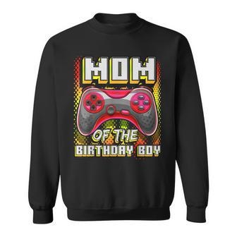 Mom Of The Birthday Boy Matching Video Gamer Birthday Party Sweatshirt - Seseable