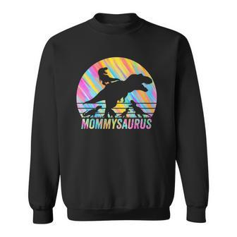Mommysaurus Dinosaur Vintage Retro 4 Kids Lover Gift Sweatshirt | Mazezy