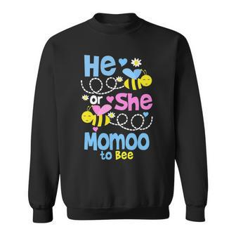Momoo Grandma Gift He Or She Momoo To Bee Sweatshirt - Seseable