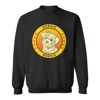 Morkie Dog Lover Yorkshire Terrier Design Sweatshirt | Mazezy