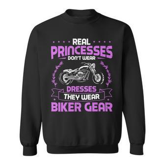 Motorcycle Real Princesses Wear Biker 483 Shirt Sweatshirt | Favorety UK