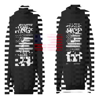 My Favorite Dancer Calls Me Dad Proud Dad Fathers Day Sweatshirt | Mazezy