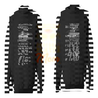My Favorite Football Player Calls Me Mom Sport Football Sweatshirt - Thegiftio