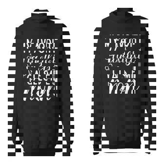 My Favorite Hairstylist Calls Me Mom Barber Hair Stylist Sweatshirt - Thegiftio UK