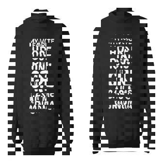 My Favorite Horse Riding Girl Calls Me Grandma Sweatshirt - Thegiftio